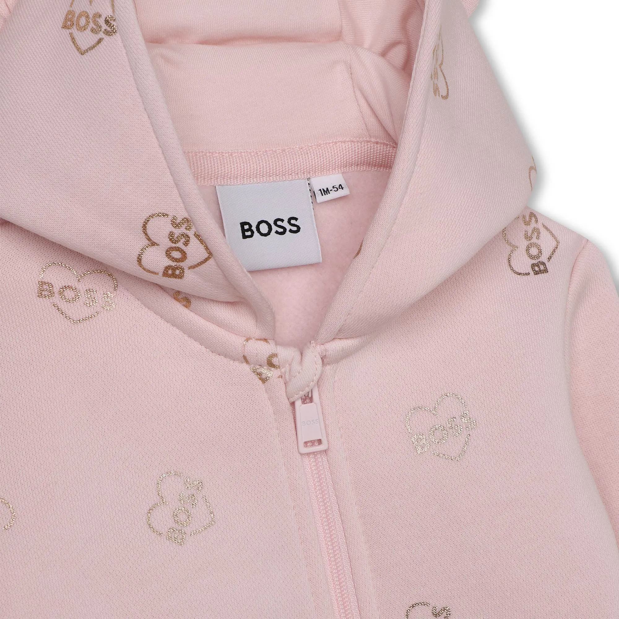 BOSS Mono con capucha y cremallera